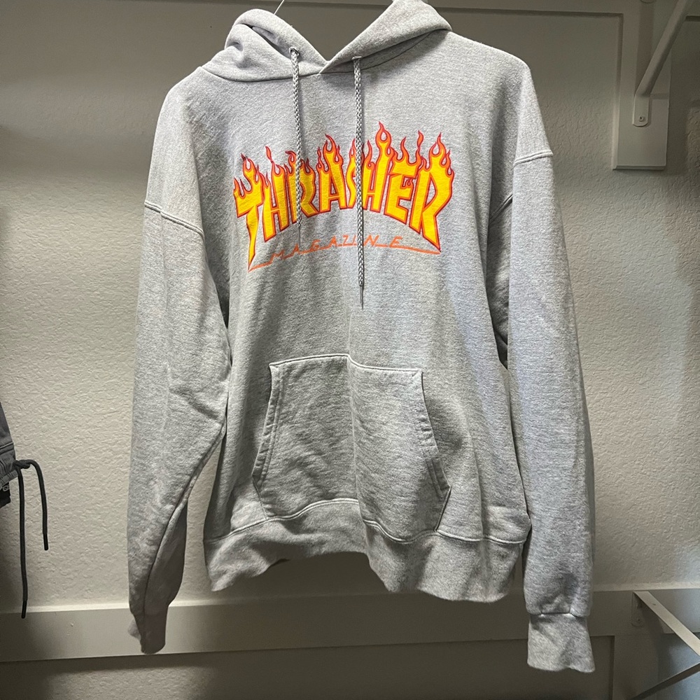 Grey thrasher hoodie